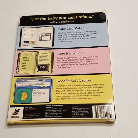 The GoodFather daddy gift Cd-rom by Dr.MOZ Platform Windows 98. Pre-owned - Picture 2 of 7